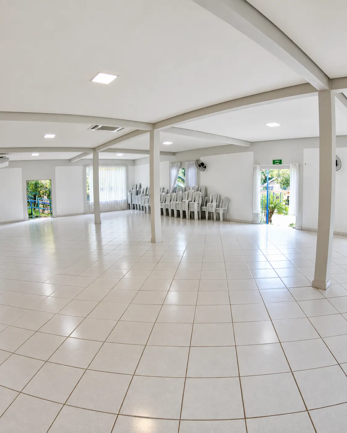Auditório pequeno climatizado